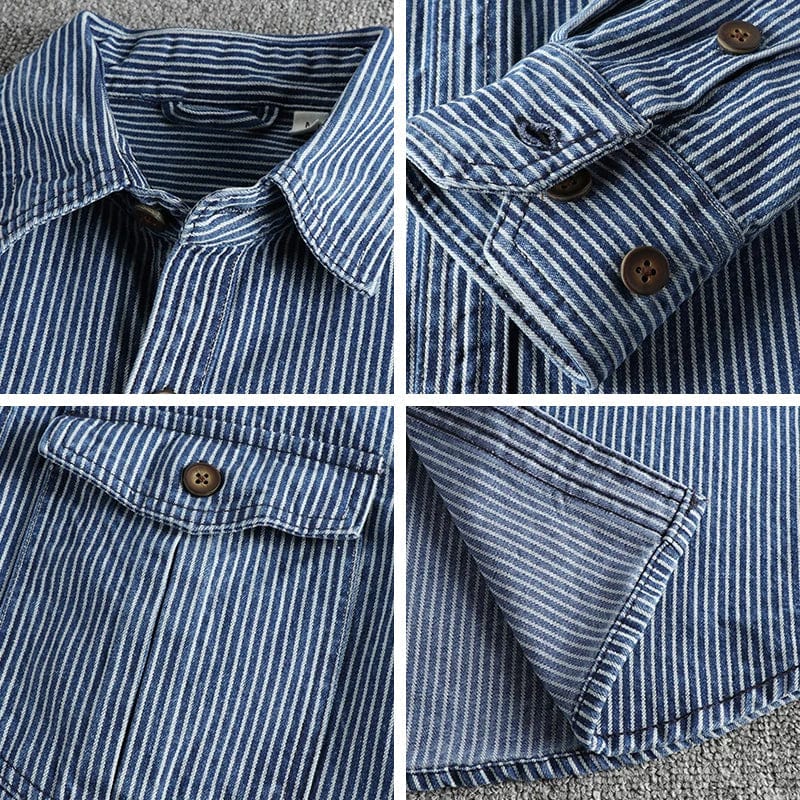 Theodore™ | Camisa Vaquera de Mezclilla