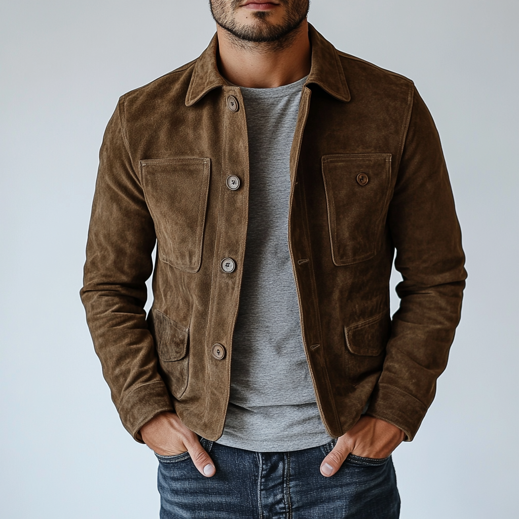 Jacobo™ | Chaqueta de ante