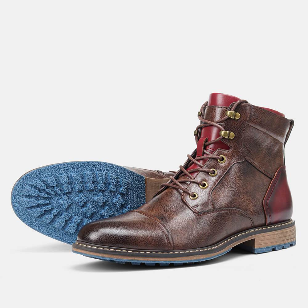 Alfonso™ | Botas Oxford de piel de primera calidad hechas a mano para hombre