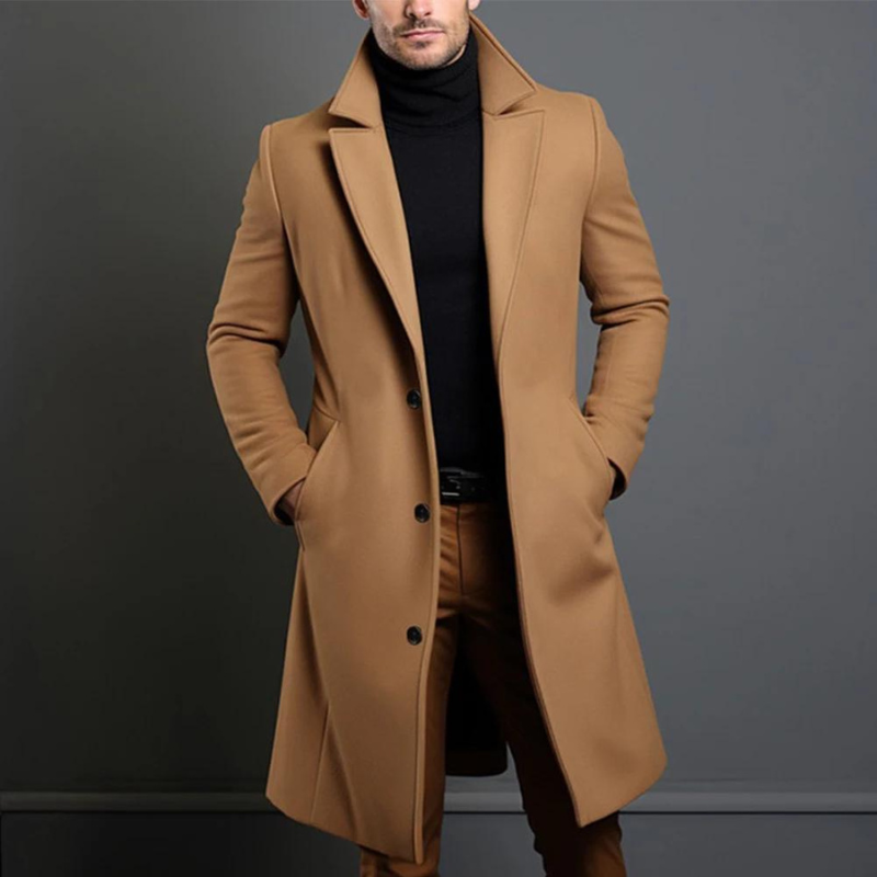 Genaro | Trench largo para hombre para la primavera