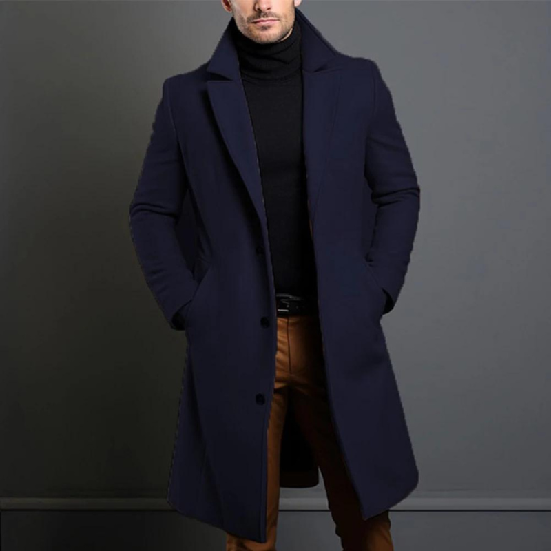 Genaro | Trench largo para hombre para la primavera