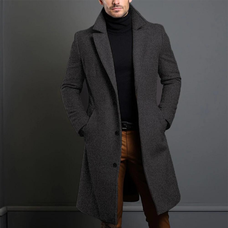 Genaro | Trench largo para hombre para la primavera