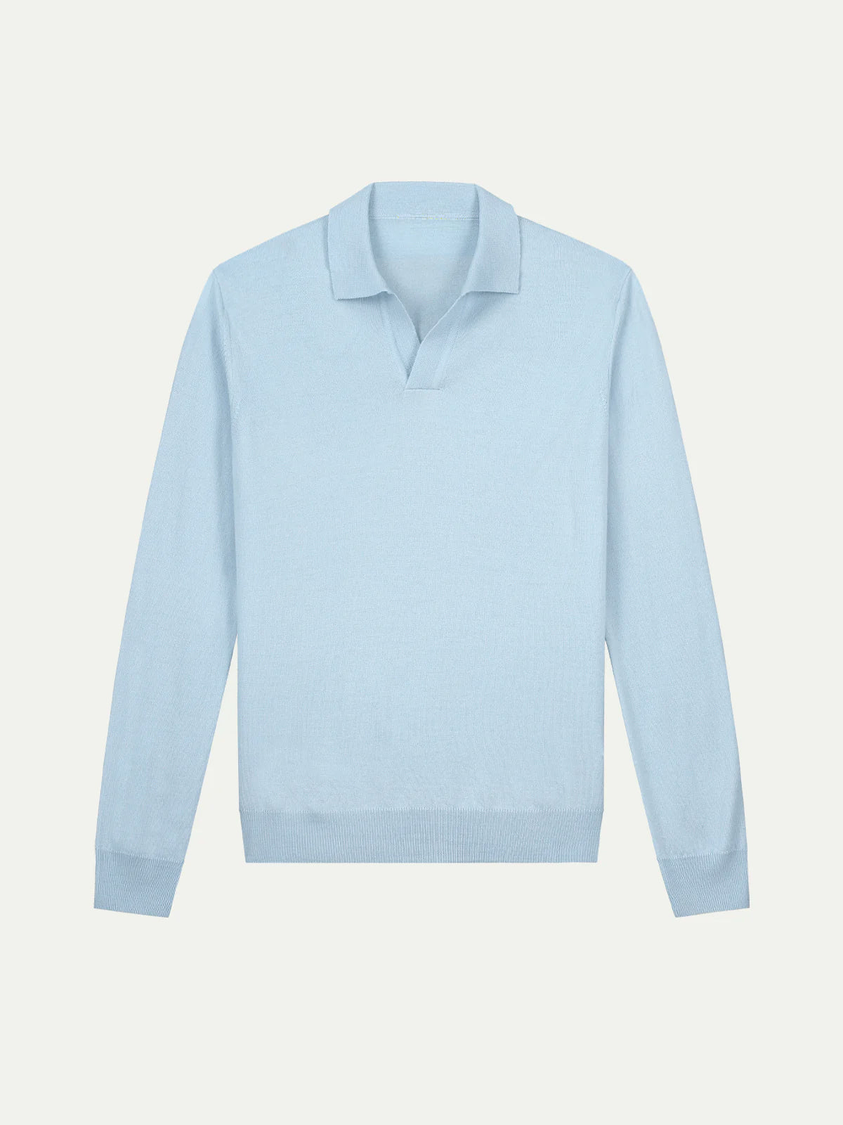 Merino | Polo Extrafino Sin Botones