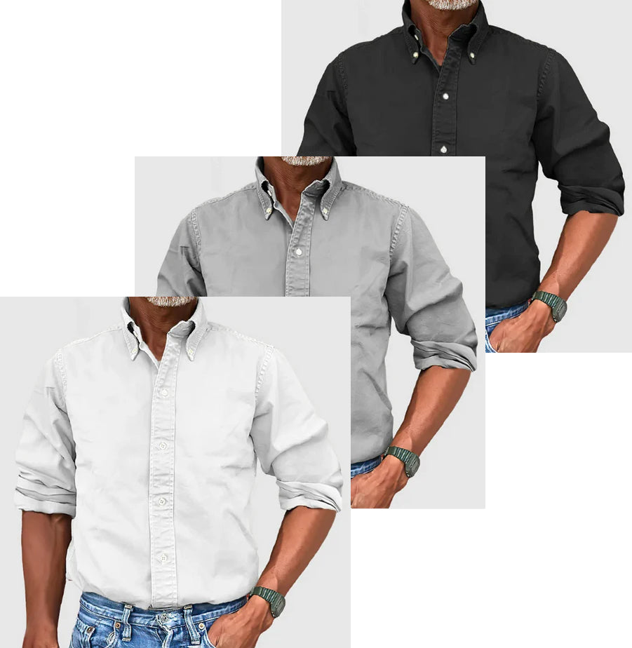 Enrique™ 3 Pack | Camisa casual de manga larga