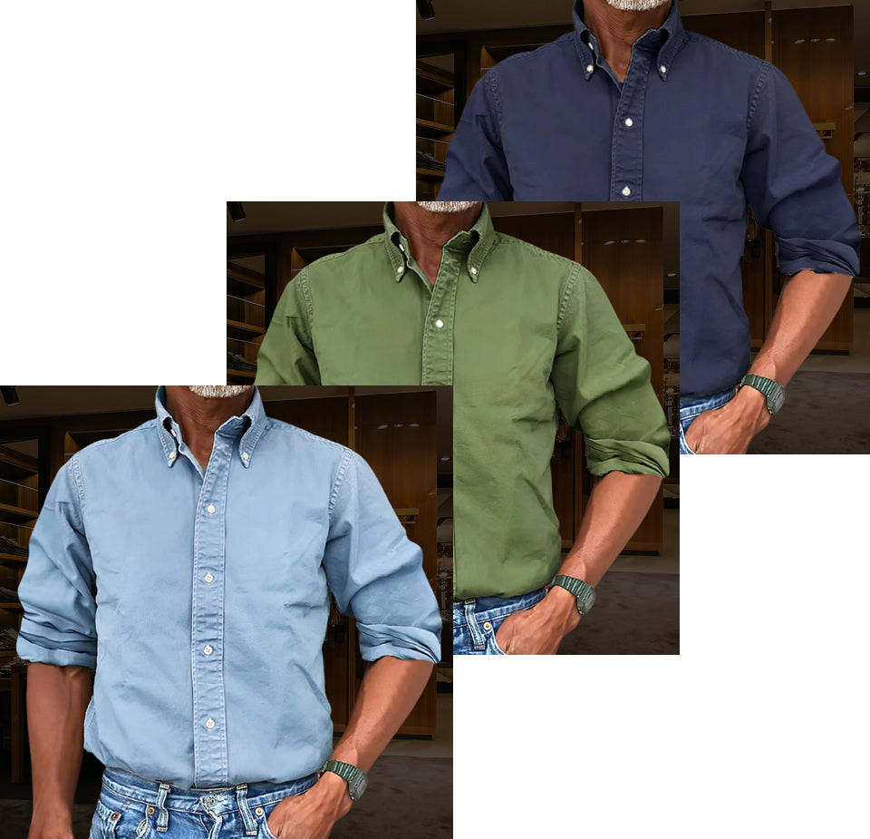 Enrique™ 3 Pack | Camisa casual de manga larga