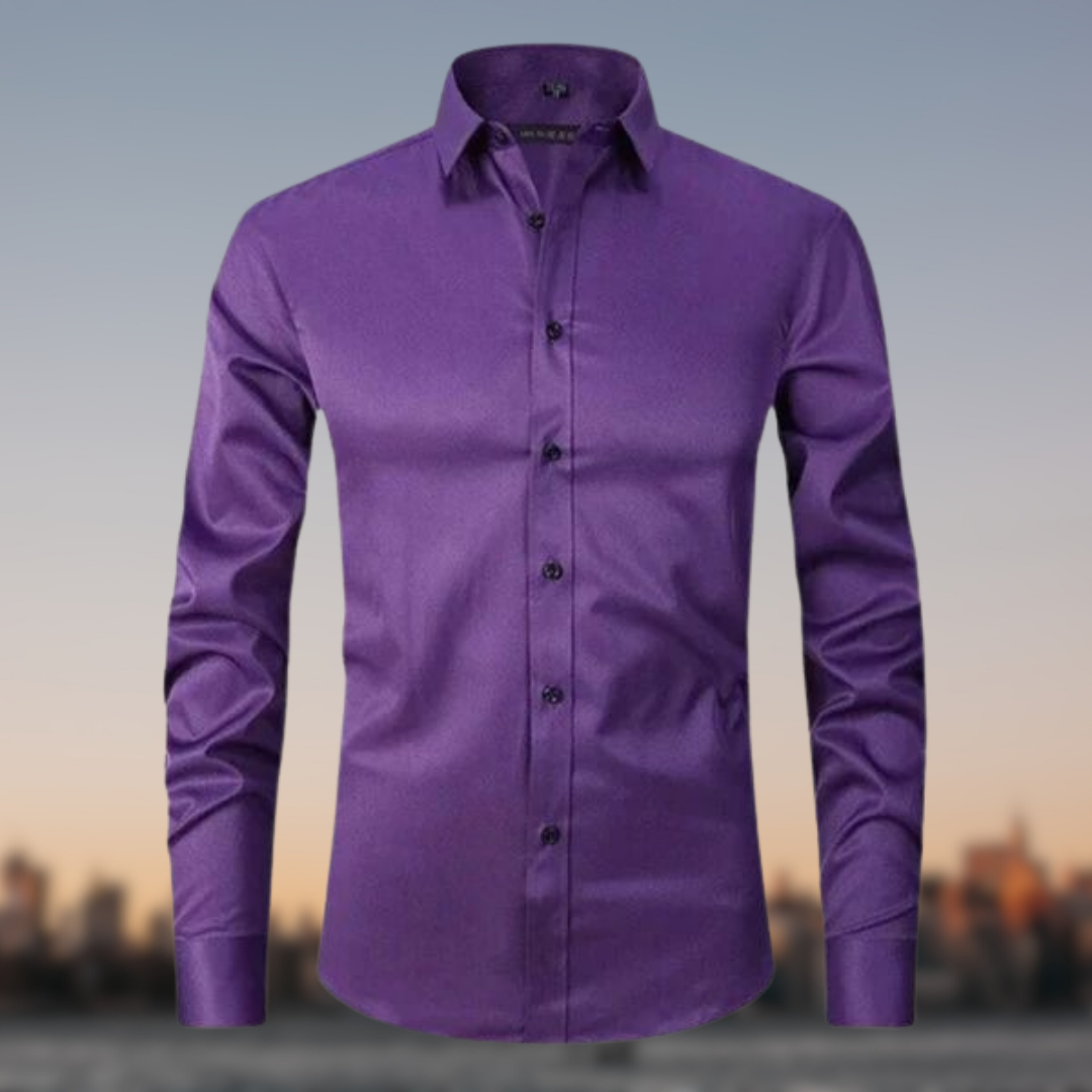 Nikolai™ | Camisa Stretch Antirugas