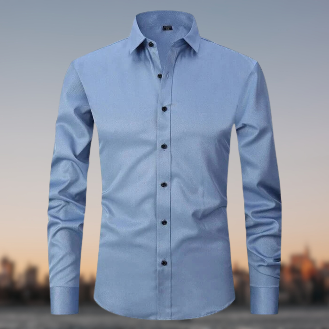 Nikolai™ | Camisa Stretch Antirugas