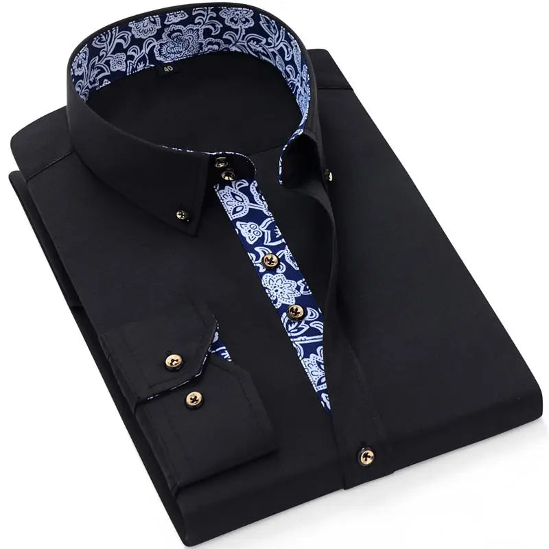 Gabriel™ | Camisa con cuello estampado