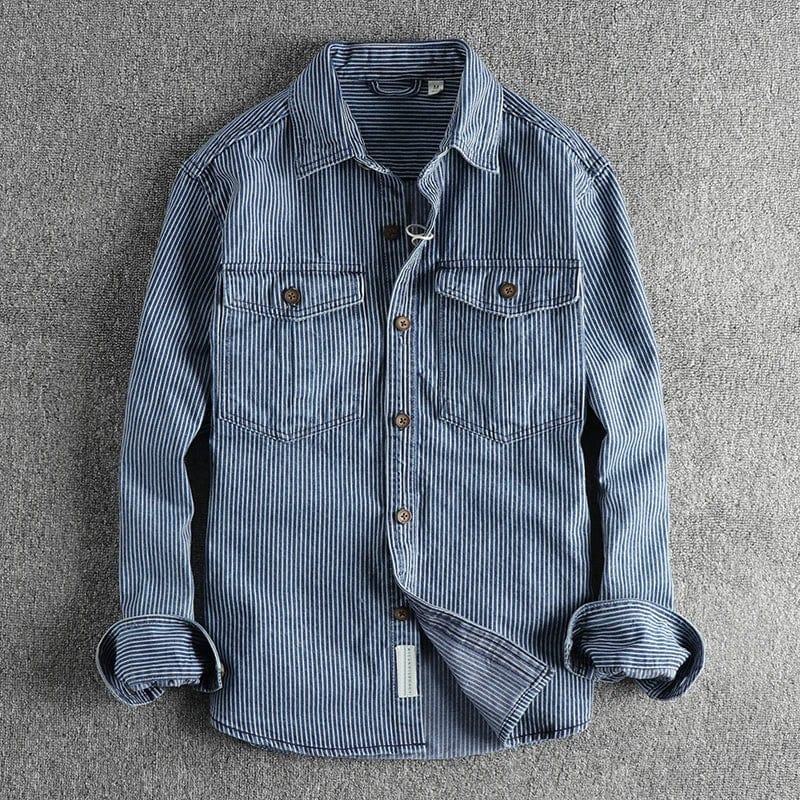 Theodore™ | Camisa Vaquera de Mezclilla